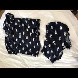 Forever 21 shorts pj set